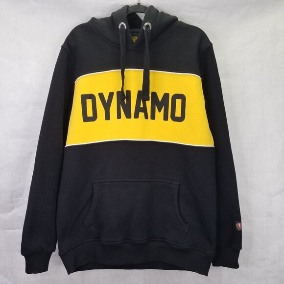 Dynamo Dresden Soccer Team Hoodie Men's Large Germany Futbol Black Sweatshirt - Picture 1 of 14
